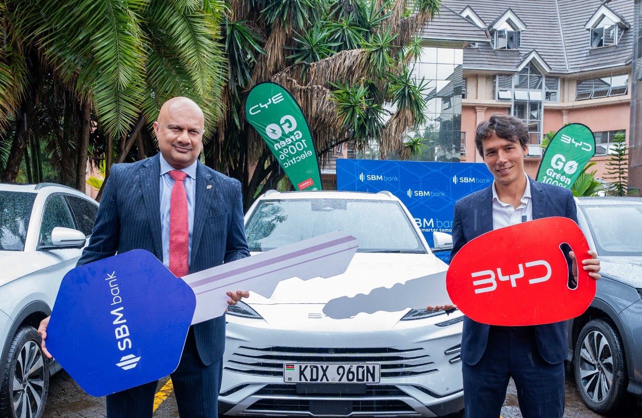 SBM Bank backs Kenya's EV transition with KES 1 Billion fund and a leased BYD fleet - Techish Kenya