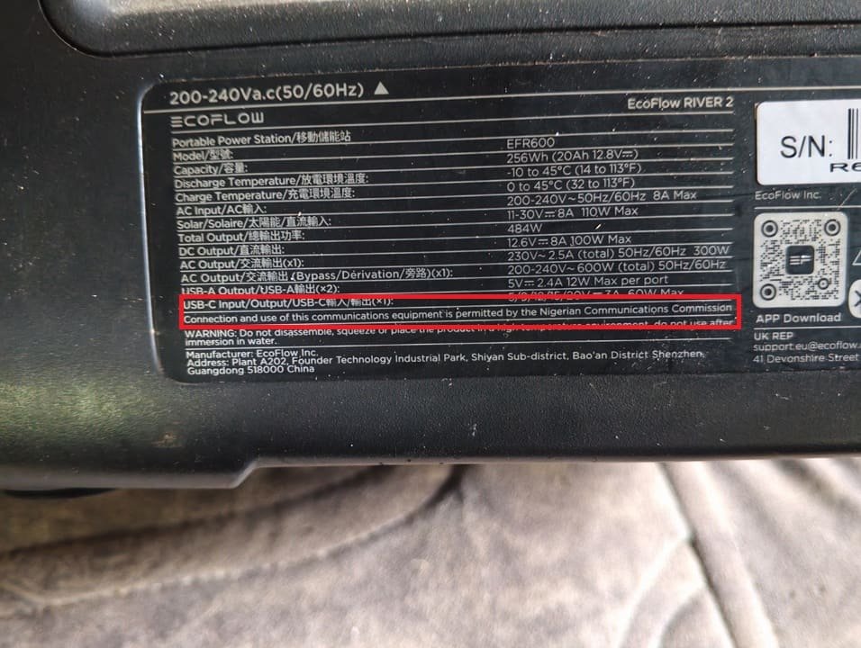 EcoFlow-River-2-with-NCC-certification-sold-in-Kenya-1