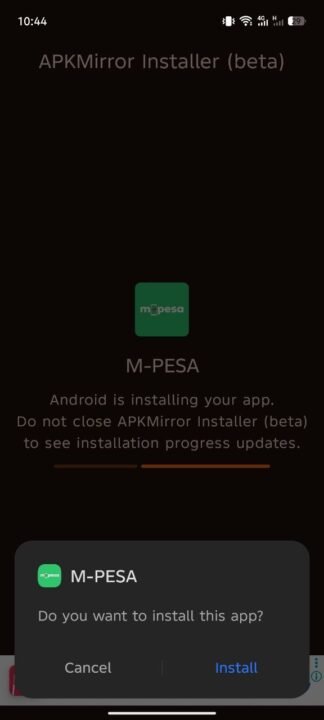 How to go back from My OneApp to M-PESA app-2