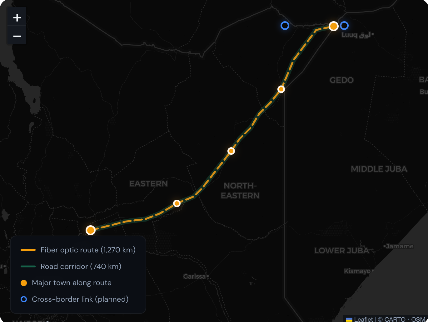 A KES 116 billion project will bring fiber internet to 3.2 million people in Kenya's most digitally underserved region.