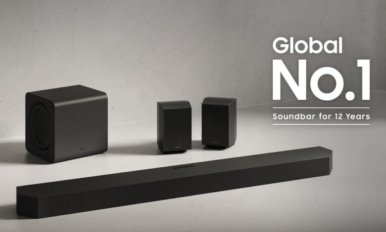 Samsung tops global soundbar sales for the 12th year running and is betting on AI Room Calibration for 2026.