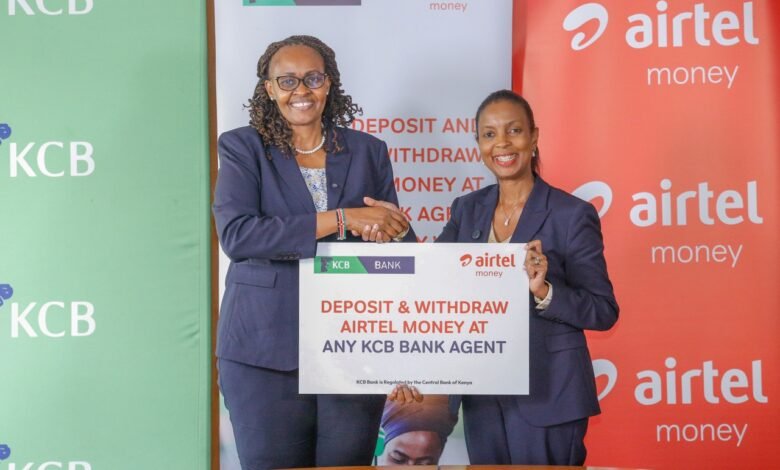 Airtel Money Users Can Now Deposit and Withdraw Cash at 22,000 KCB Agents