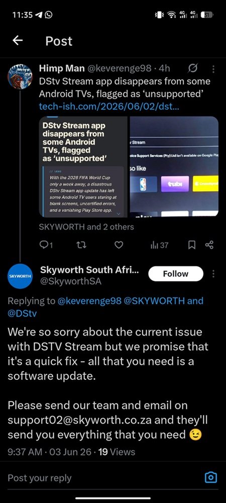 Skyworth-SA-on-DStv-Stream-app-issue