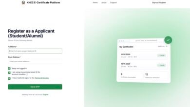 Anyone who sat KCSE or KCPE from 1989 can now get a verified digital certificate for about KES 1,450, paid through eCitizen.