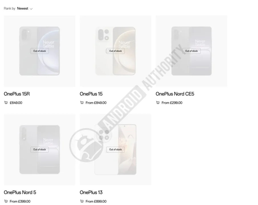 OnePlus-UK-Store-out-of-stock