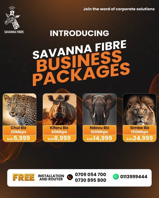 Savanna-Fibre-Business-packages-in-Kenya