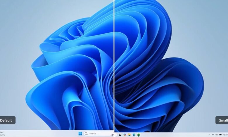 Windows-11-restores-small-size-Taskbar