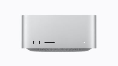 Apple's new Mac Studio holds 512GB memory for local AI. M5 Max costs $2,499, M5 Ultra $5,499. Ships September.