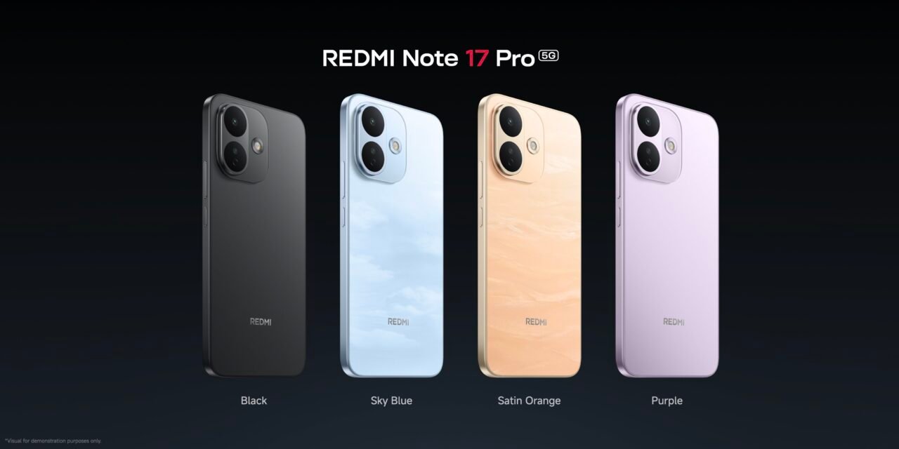 Xiaomi launched four Redmi Note 17 phones globally. The Pro Max carries a 10,000mAh battery and 100W charging.