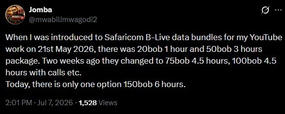 Safaricom-B-LIVE-data