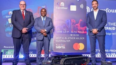 Carrefour, KCB and Mastercard launched a prepaid card topped up from any country. Fees, exchange rates and usage limits are unannounced.