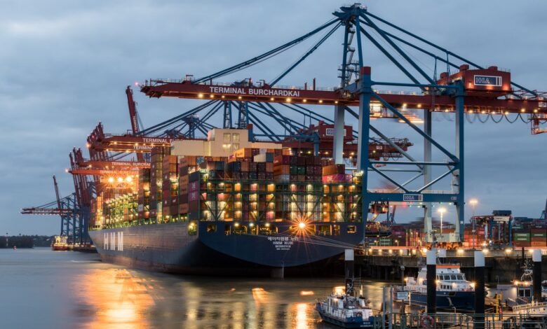 KRA adopts the TLIP blockchain platform for cargo clearance. From 3 August, containerised imports need an ACD code before loading. container ship at terminal burchardkai in hamburg