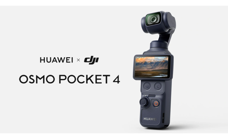 A Huawei-branded DJI Osmo Pocket 4 is heading to Huawei stores in China. Direct transfer to Huawei phones already works.