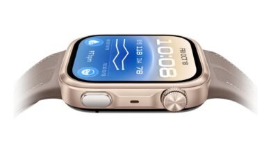 Huawei's Watch D3 puts an inflatable cuff in a thinner strap for 24-hour blood pressure readings, from about KES 66,000.