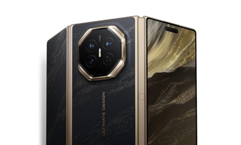Huawei's Mate XT 2 tri-fold folds inward, debuts the Kirin 9050 Pro chip, and starts at CNY 19,999 in China.