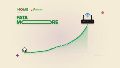 Safaricom went from fifth place in 2014 to Kenya's first million-subscription internet provider, with more than Faiba and Zuku combined
