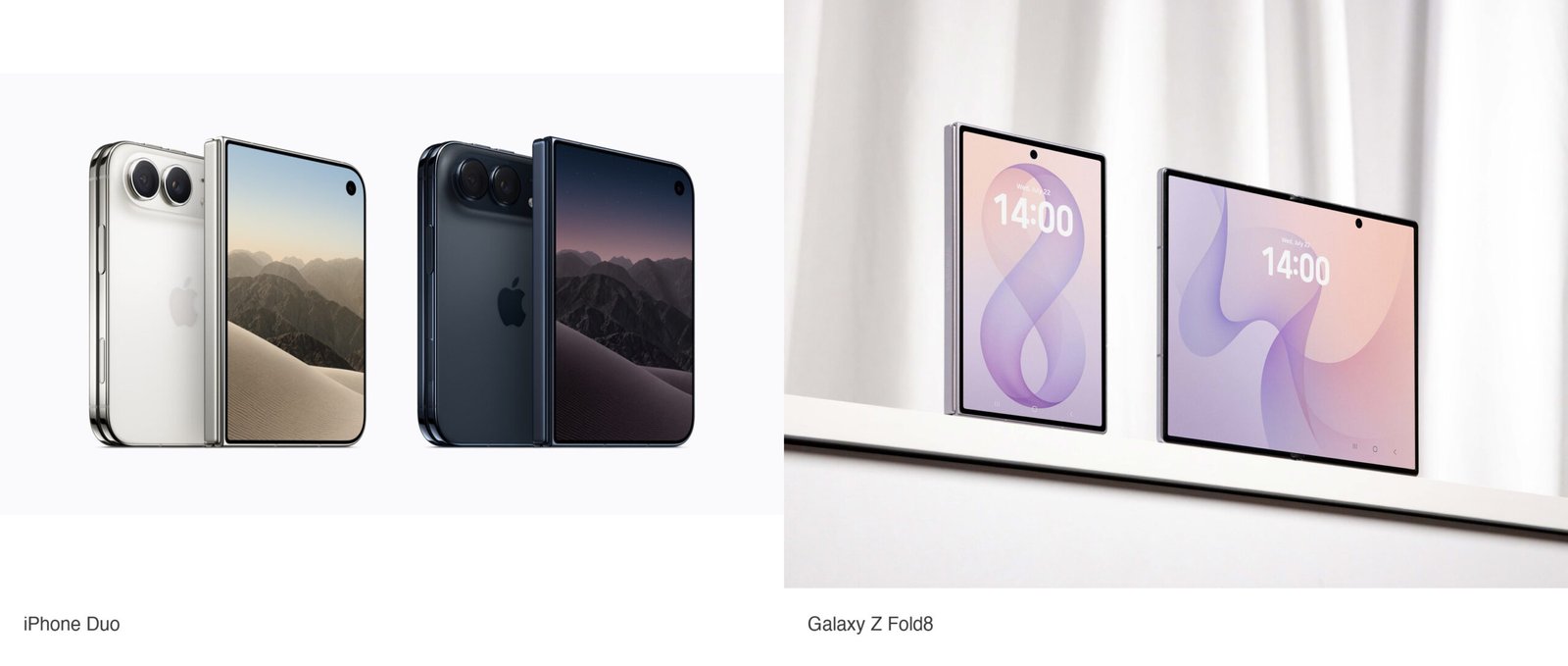 iPhone Duo vs Galaxy Z Fold8 compared on screens, cameras, dust ratings, batteries, chips, software and both Kenya price lists