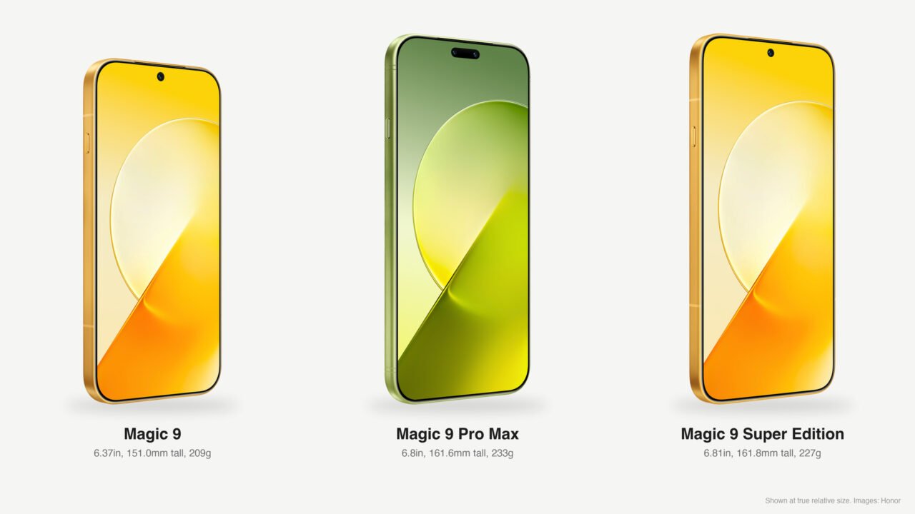 Honor launched the Magic 9, Pro Max and Super Edition in China today, from about USD 670 or KES 87,000.