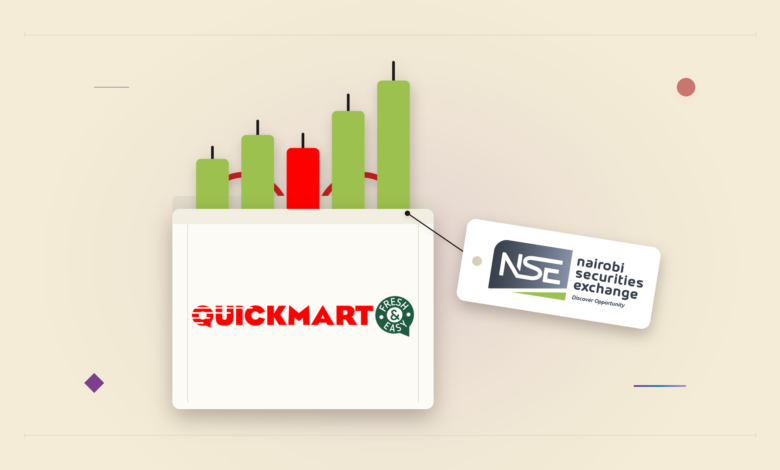 Quickmart's owners are selling 2 billion shares, half the chain, on the NSE from about 30 September. No price yet.