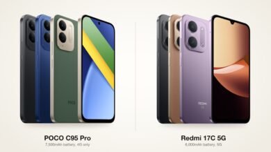 Xiaomi's new POCO C95 Pro and Redmi 17C 5G compared, plus the Redmi 17 Kenya sells at about KES 27,500.