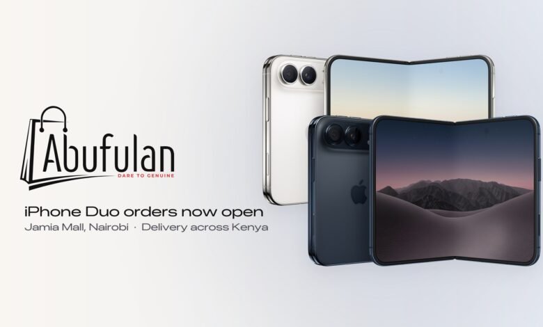 Abufulan Store, an official Apple reseller in Nairobi, is now taking iPhone Duo orders ahead of its 23rd October release.